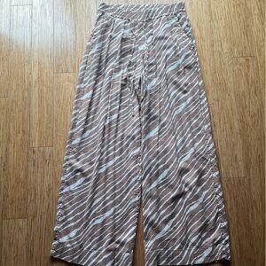 Wide leg linen pants